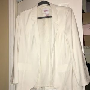 White blazer